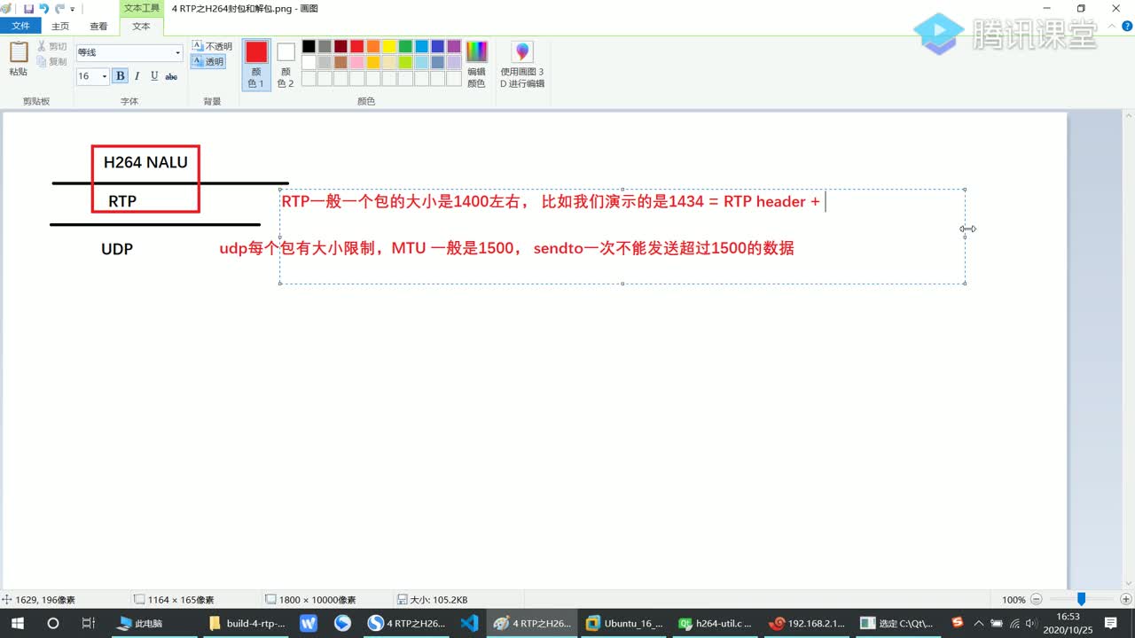 H.264 NALU 通过 RTP/UDP 发送